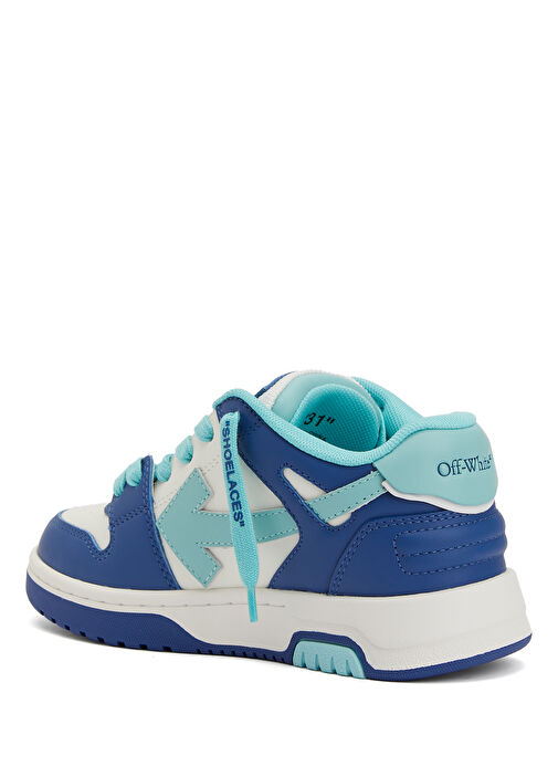 Çok Renkli Erkek Çocuk Deri Sneaker - Görsel 4