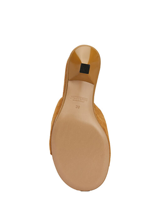 The Double Camel Kadın Süet Terlik - Görsel 6