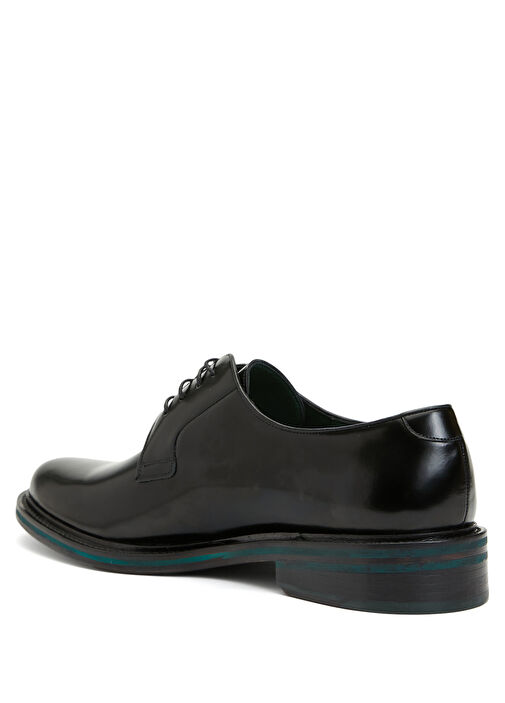 Siyah Erkek Deri Ayakkabı - Görsel 4