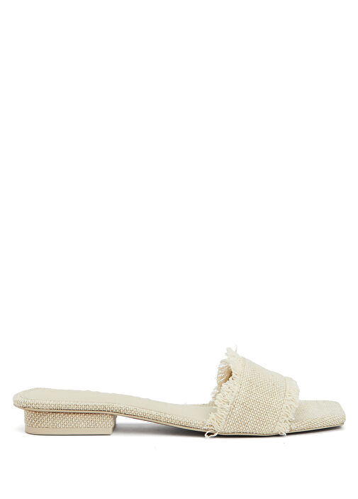 Krem Kadın Terlik - Görsel 2