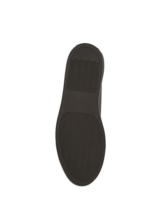 Antrasit Erkek Deri Sneaker - Görsel 6