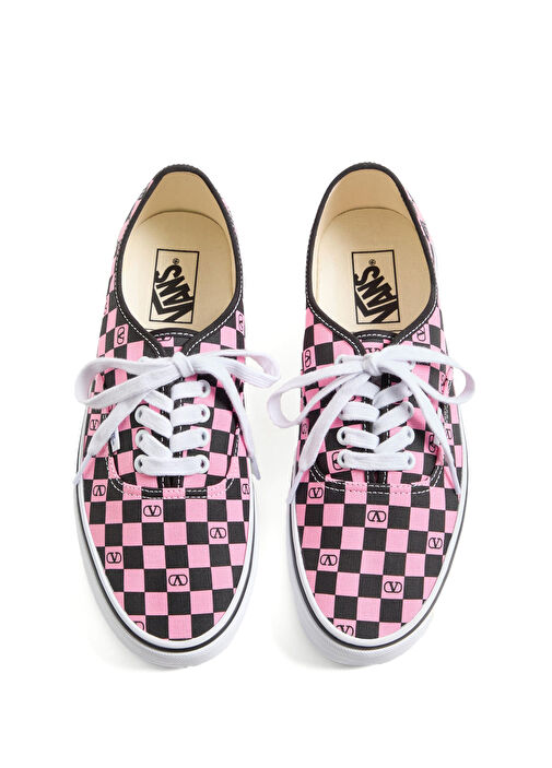 X Vans Pembe Siyah Kadın Sneaker - Görsel 6