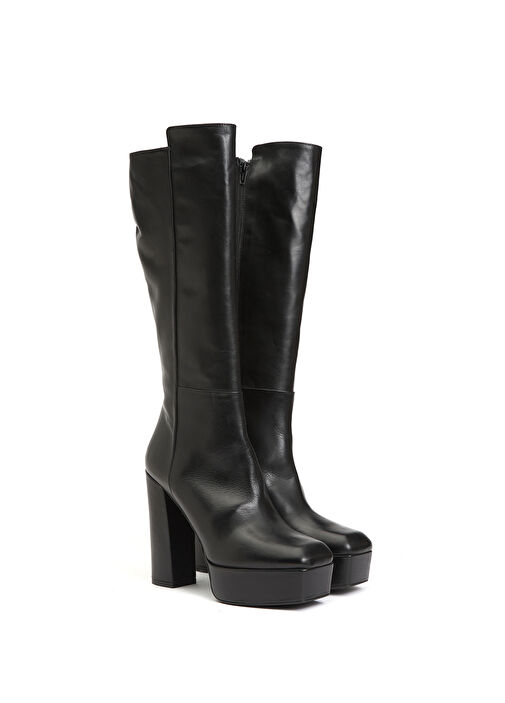 Network Network Siyah Kadın Deri Çizme Bot | Beymen Siyah - 3. görsel