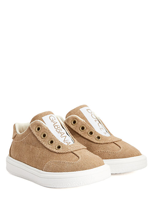 Bej Logolu Erkek Çocuk Sneaker - Görsel 3