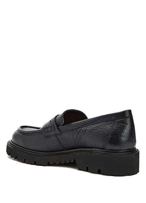 Lacivert Erkek Deri Loafer - Görsel 4