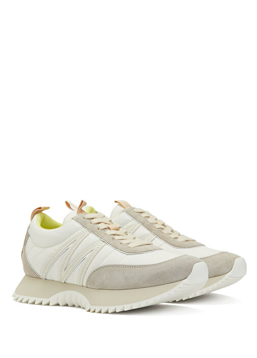 Pacey Gri Beyaz Kadın Deri Sneaker - Görsel 3