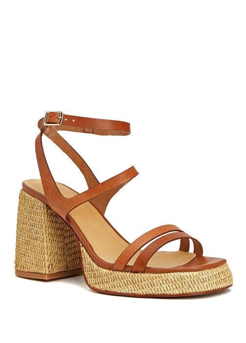 Taba Kadın Deri Sandalet - Görsel 3