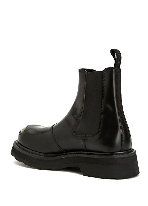 Smile Siyah Kadın Deri Bot - Görsel 4