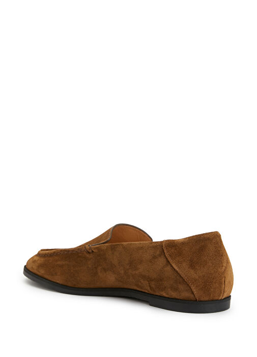 Winter Drew Kahverengi Kadın Deri Loafer - Görsel 4