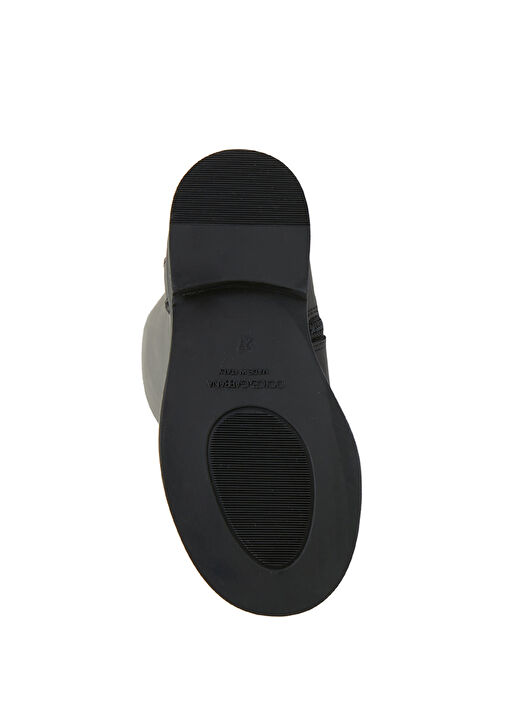 Siyah Logolu Kız Çocuk Deri Bot - Görsel 6