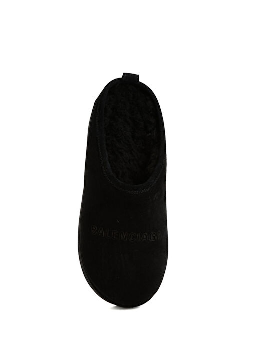 Siyah Kadın Deri Terlik - Görsel 6