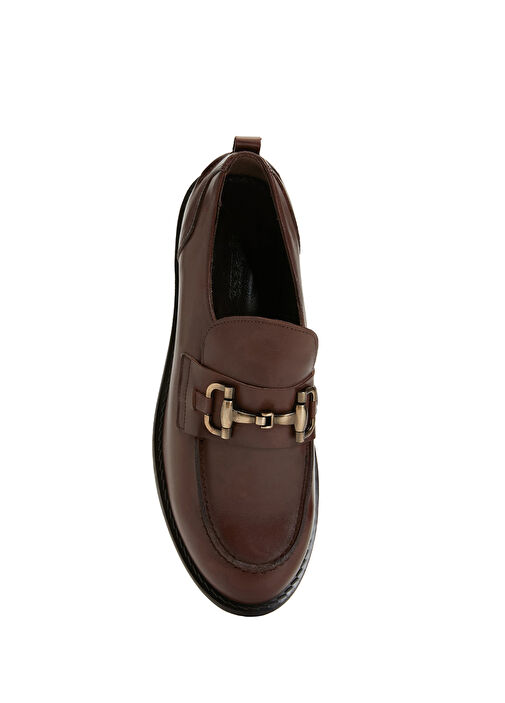 Divarese Divarese Kahverengi Kadın Deri Loafer Casual Ayakkabı | Beymen Kahverengi - 5. görsel