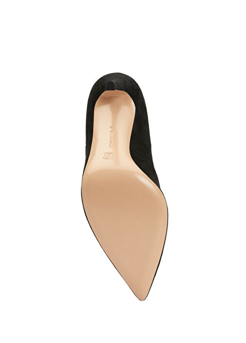 Gianvito 105 Siyah Kadın Süet Stiletto - Görsel 6