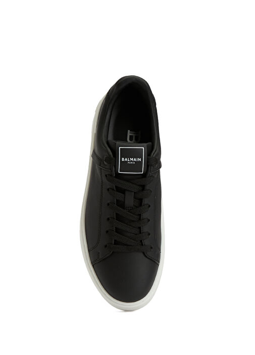 B-Court Siyah Beyaz Erkek Deri Sneaker - Görsel 4