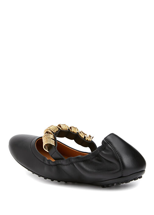 Siyah Deri Babet - Görsel 4