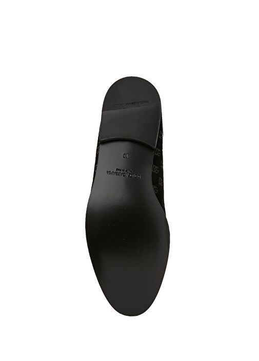 Siyah Logo Desenli Erkek Loafer - Görsel 6