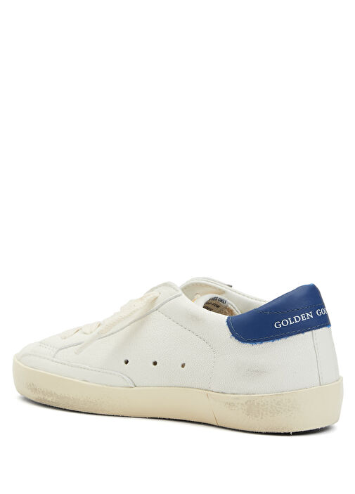 Super Star Mavi Beyaz Erkek Çocuk Deri Sneaker - Görsel 4
