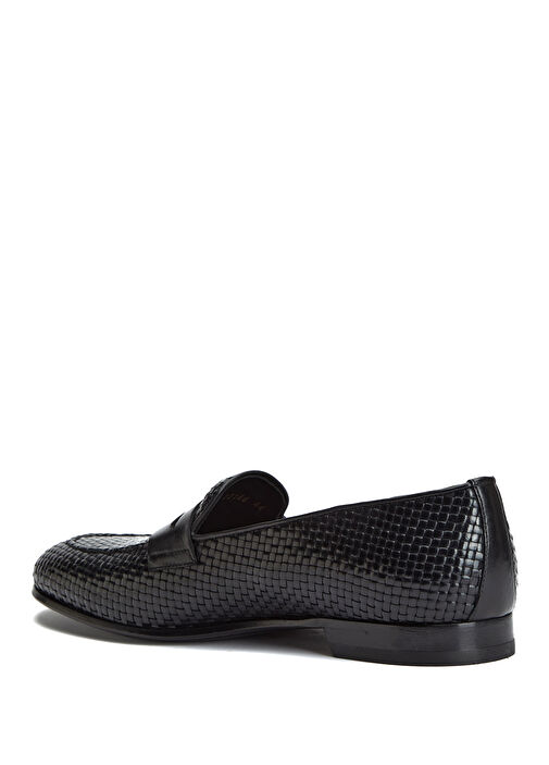 Beymen Collection Beymen Collection Siyah Örgü Dokulu Erkek Deri Loafer Beymen'de! Siyah - 4. görsel