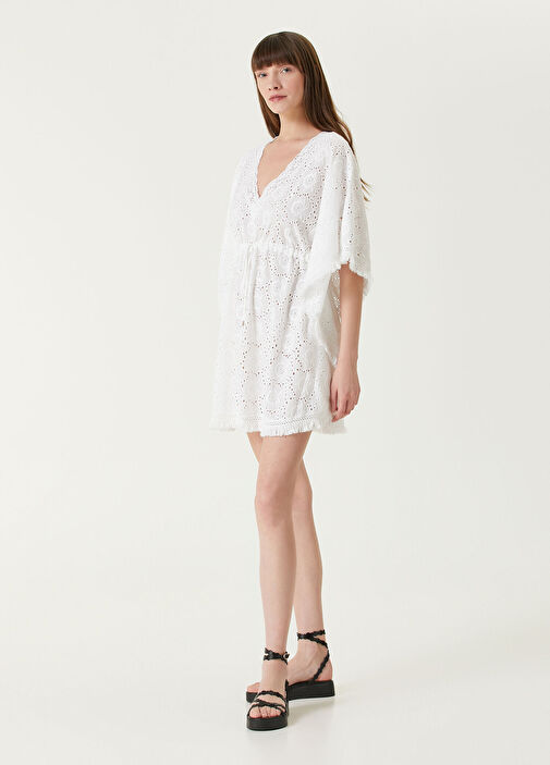 Melissa Odabash - Ivy White Fisto Embroidered Beach Dress Melissa Odabash - Ivy White Fisto Embroidered Beach Dress