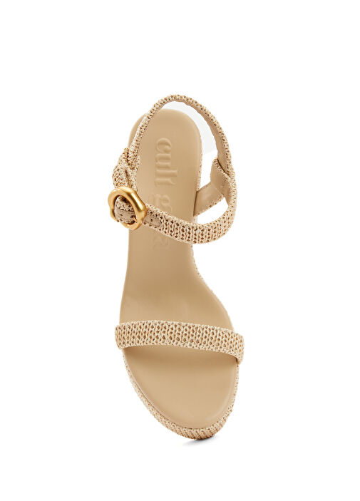 Clara Naturel Platformlu Kadın Sandalet - Görsel 5