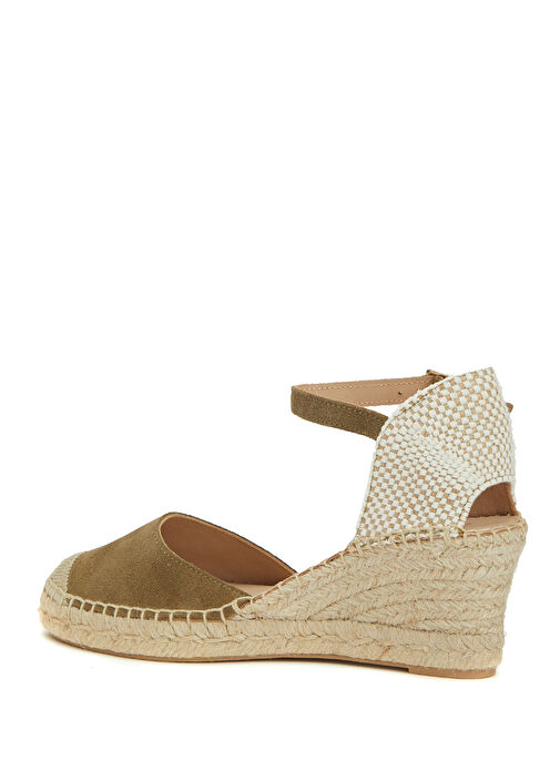 Haki Kadın Deri Espadril - Görsel 4