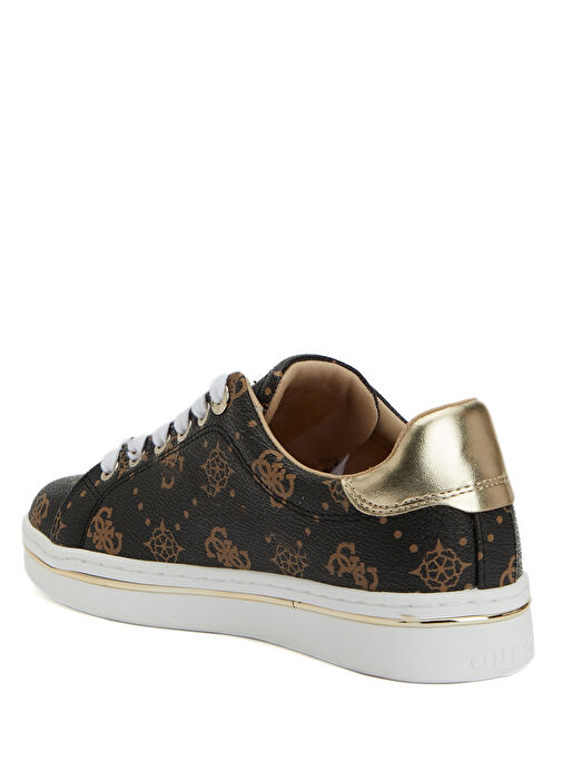 Stasey Siyah Logo Desenli Kadın Sneaker - Görsel 4