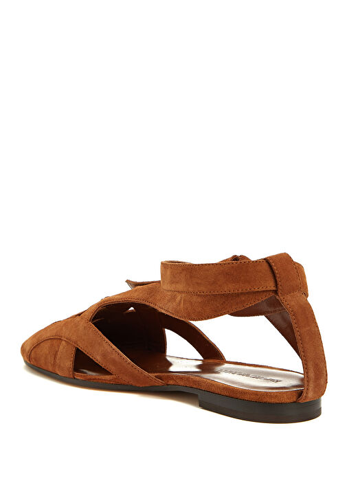 Taba Kadın Süet Sandalet - Görsel 4