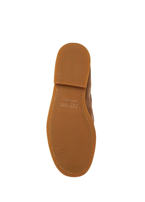 Bej Erkek Deri Loafer - Görsel 6