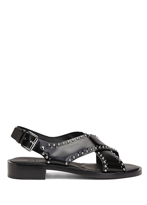 Church's Siyah Church's Deri Kadın Sandalet