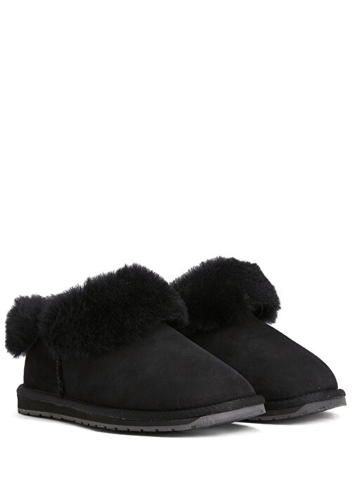 Platinum Mintaro Siyah Kadın Shearling Bot - Görsel 3