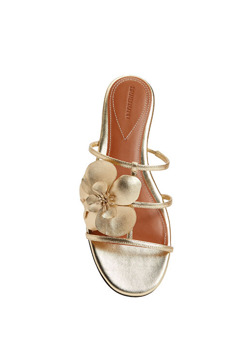 Orchid Gold Kadın Deri Sandalet - Görsel 6