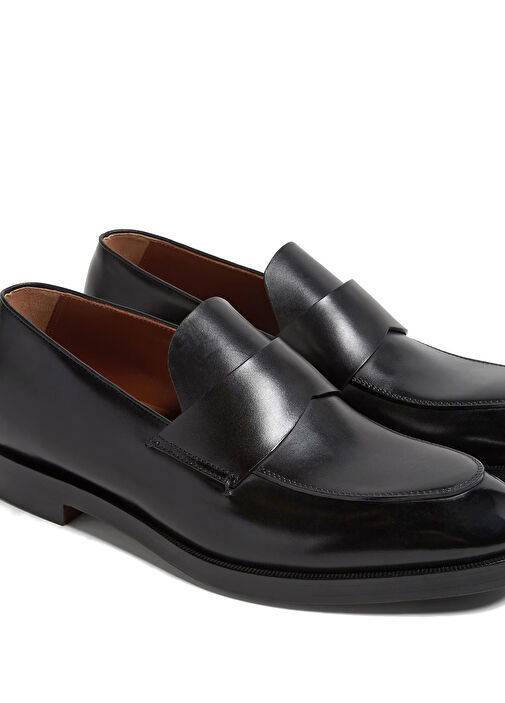 Siyah Erkek Deri Loafer - Görsel 4