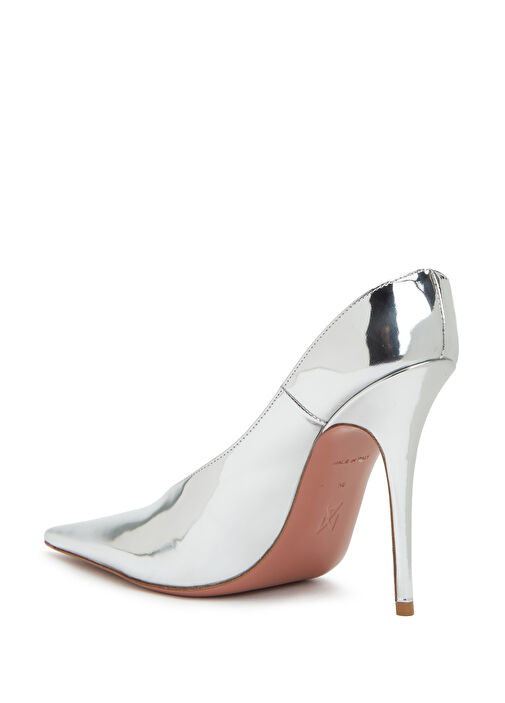 Amina Muaddi Amina Muaddi Gümüş TERLİK Sandalet & Terlik | Beymen Gümüş - 4. görsel