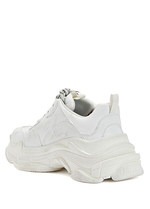 Beyaz Kadın Sneaker - Görsel 4