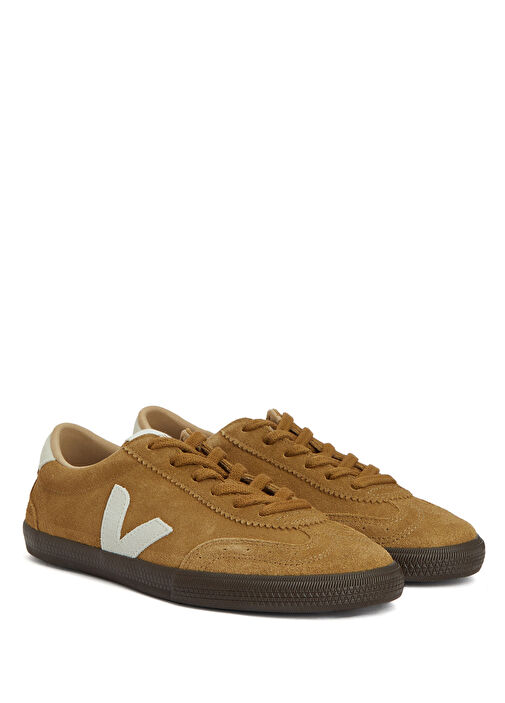 Volley Kahverengi Kadın Süet Sneaker - Görsel 3