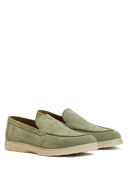 Haki Erkek Süet Loafer - Görsel 3