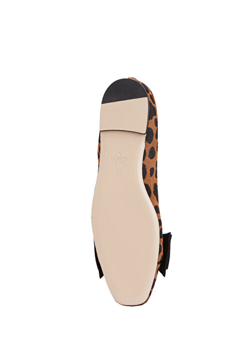 Leopar Desenli Deri Babet - Görsel 6