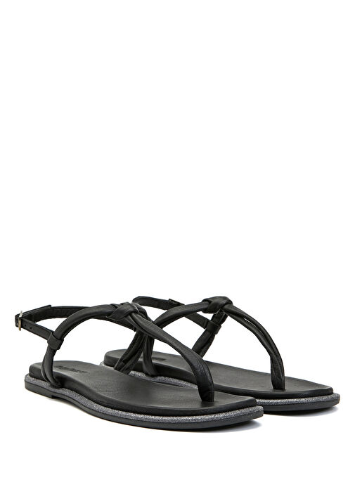 Divarese Divarese Siyah Kadın Deri Sandalet Beymen'de! Siyah - 3. görsel