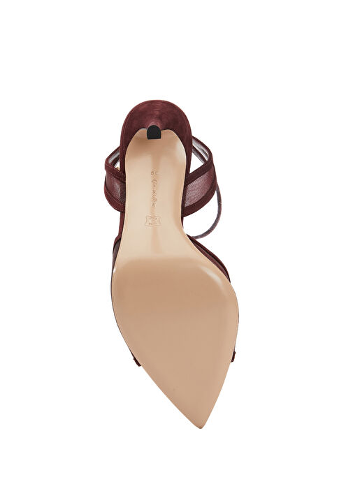 Sienna Kahverengi Kadın İpek Sandalet - Görsel 6