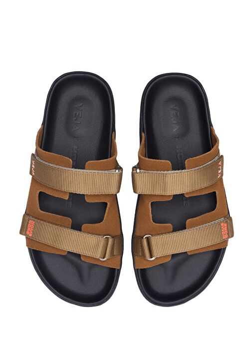 Arpoador Veja x Homecore Taba Kadın Deri Terlik - Görsel 4