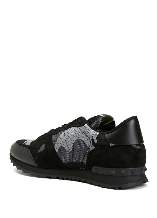 Rockrunner Siyah Erkek Deri Sneaker - Görsel 4