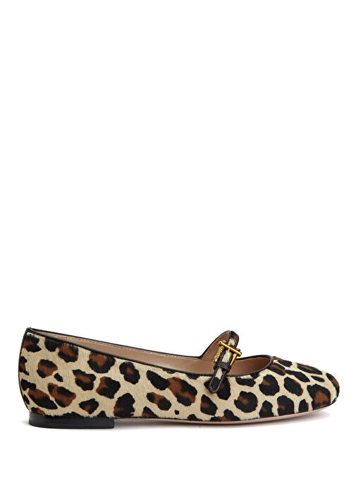 Beymen Collection Beymen Collection Leopar Desenli Kadın Deri Babet Beymen'de! Leopar - 2. görsel