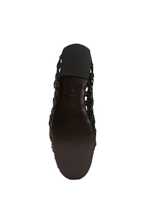 Siyah Deri Babet - Görsel 6