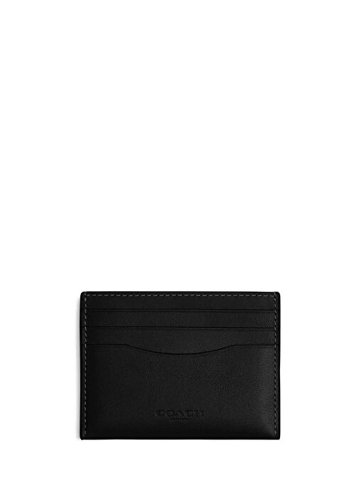 Siyah Erkek Deri Kartlık