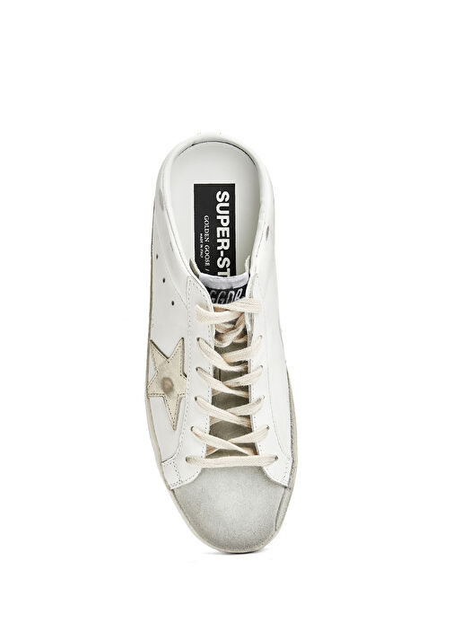 Super-Star Beyaz Gold Kadın Deri Sneaker - Görsel 5