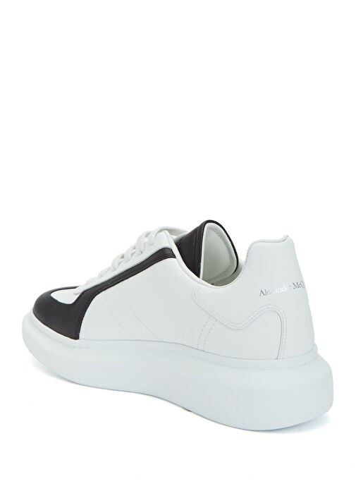 Colorblocked Erkek Deri Sneaker - Görsel 4