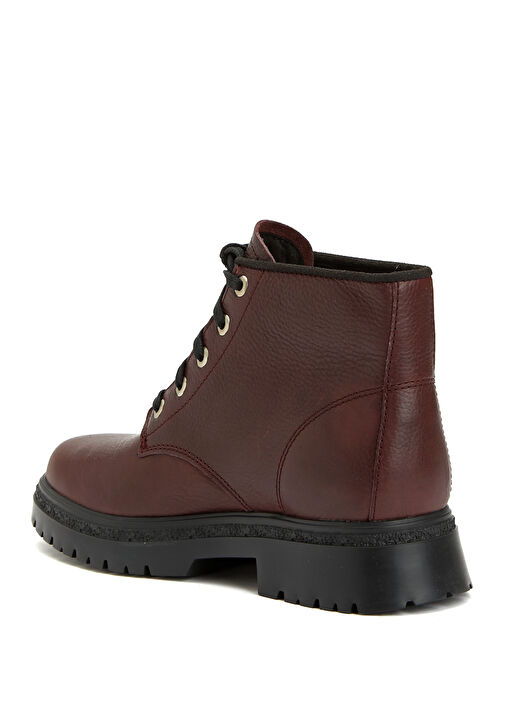 Cambria Valley Bordo Kadın Deri Bot - Görsel 9