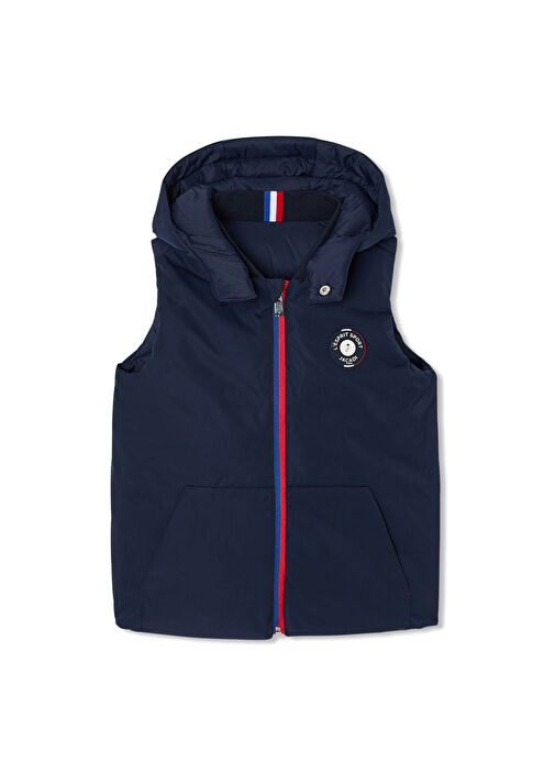 Lacivert Çift Taraflı Kapüşonlu Erkek Çocuk Yelek