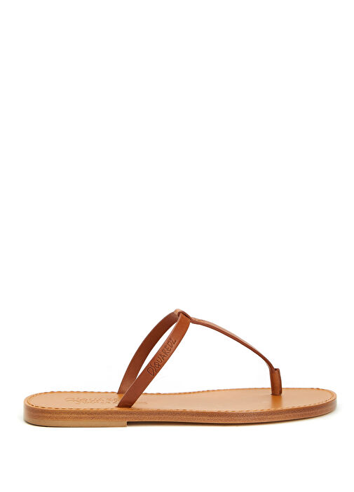 Naturel Kadın Deri Terlik - Görsel 2