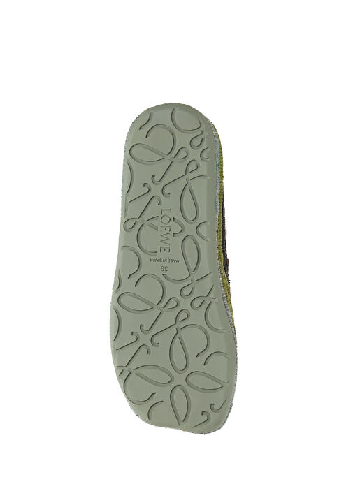 x Paula's Ibiza Kahverengi Kadın Deri Espadril - Görsel 6